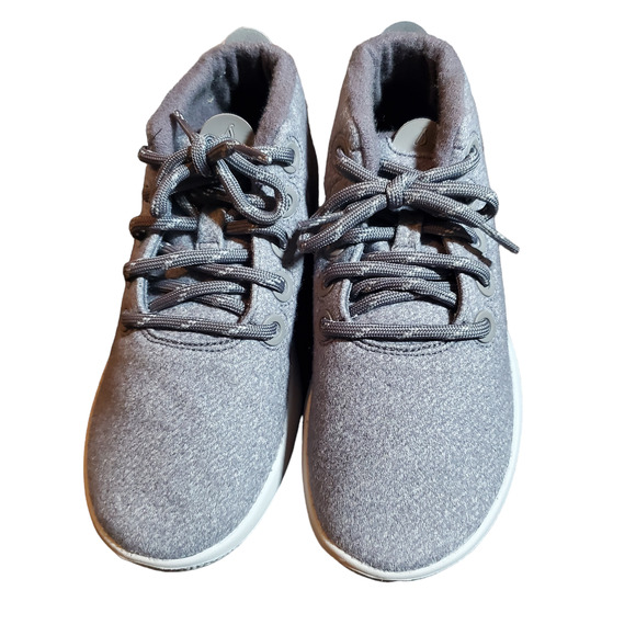 Allbirds Wool Runner-Up Mizzle Medium Grey (Light Grey Sole) Women's 6 High Top - Picture 11 of 14